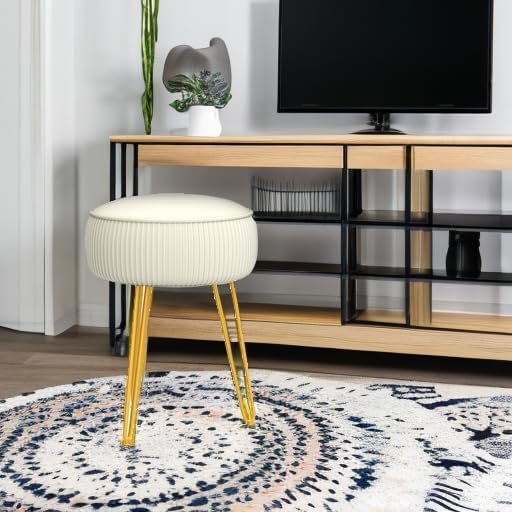 Pleated vanity stool - Image 2