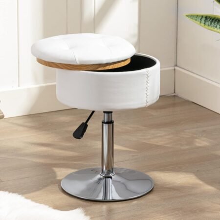 360° swivel vanity stool